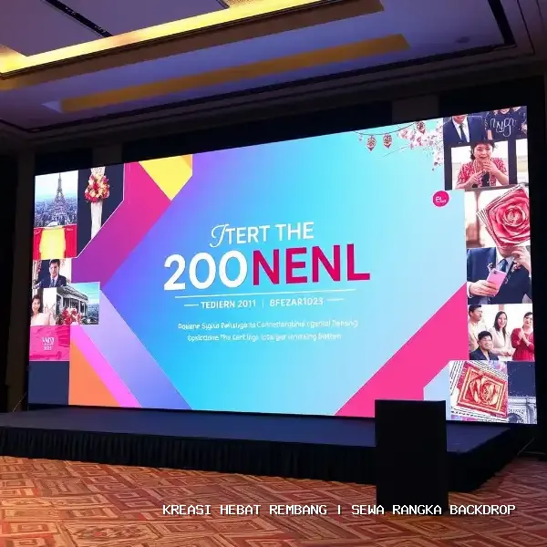 Sewa Rangka Backdrop Rembang | Solusi Visual Panggung