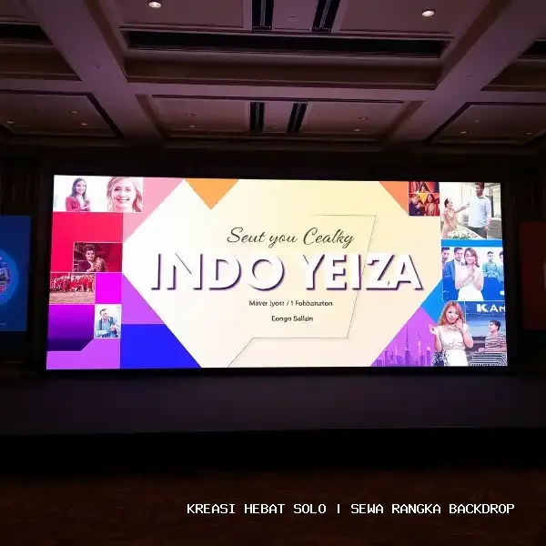 Sewa Rangka Backdrop Solo – Estetika Panggung Profesional