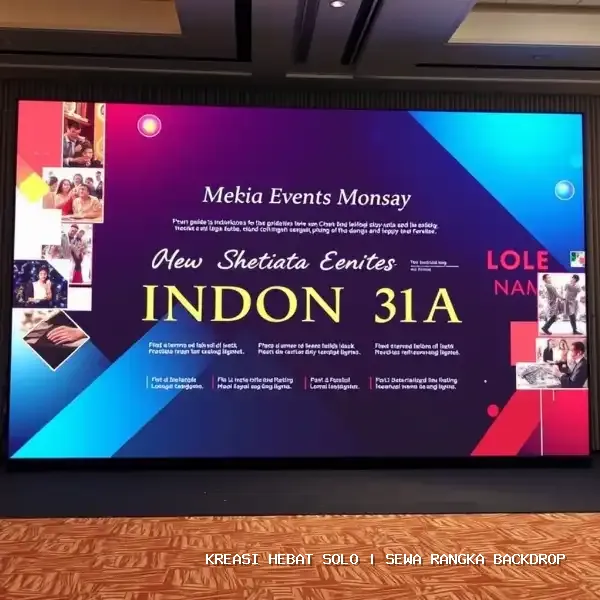 Sewa Rangka Backdrop Solo – Estetika Panggung Profesional