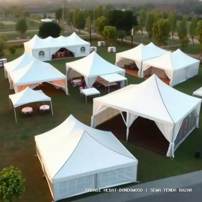 sewa tenda bazar Bondowoso