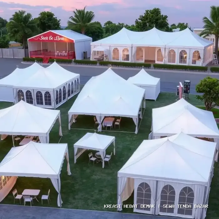 Sewa Tenda Bazar Demak – Keamanan Struktur dan Kenyamanan Tamu