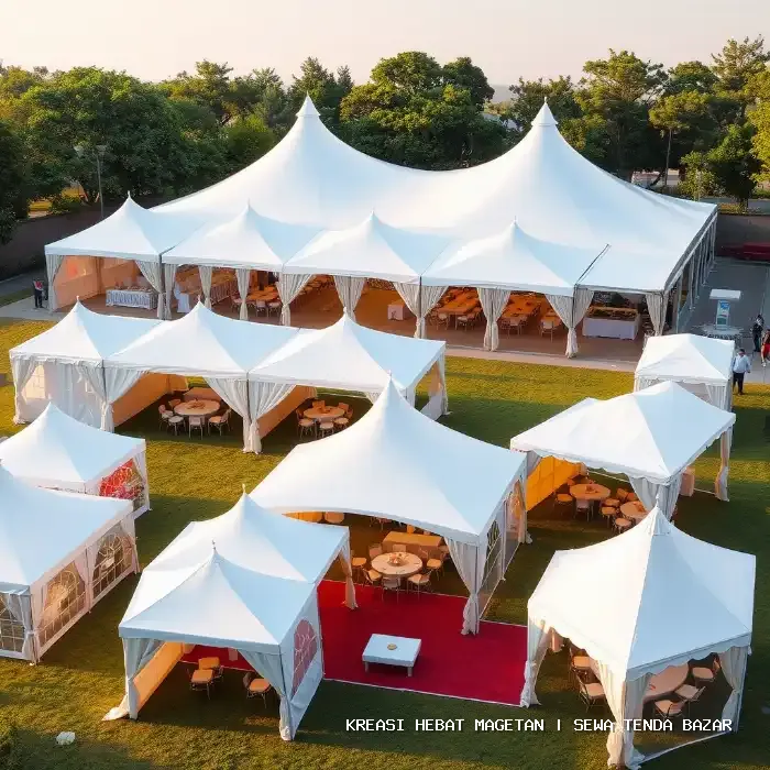 Sewa Tenda Bazar Magetan – Keamanan Struktur dan Kenyamanan Tamu