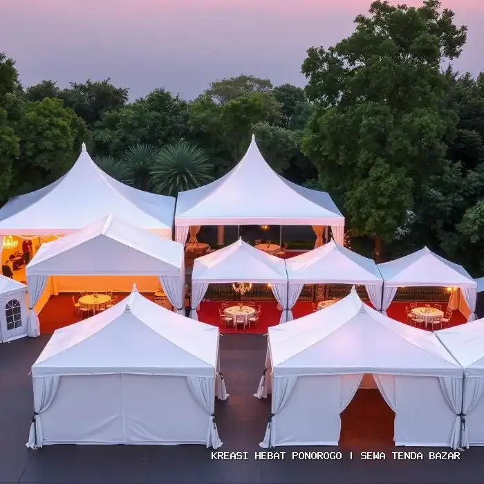 Sewa Tenda Bazar Ponorogo – Struktur Aman dan Estetika Mewah