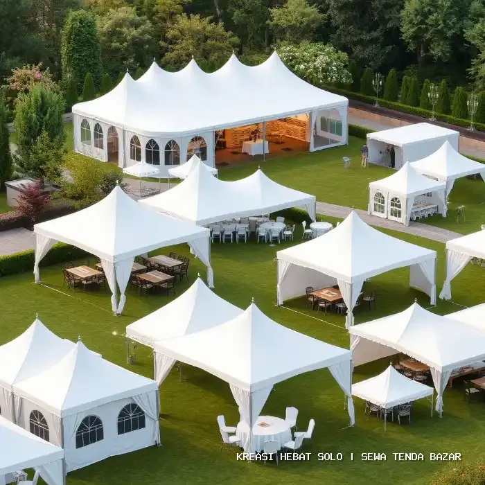 Sewa Tenda Bazar Solo – Struktur Aman dan Dekorasi Mewah