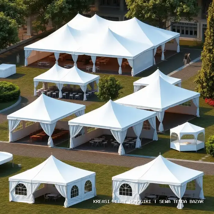 Sewa Tenda Bazar Wonogiri – Struktur Aman dan Dekorasi Mewah