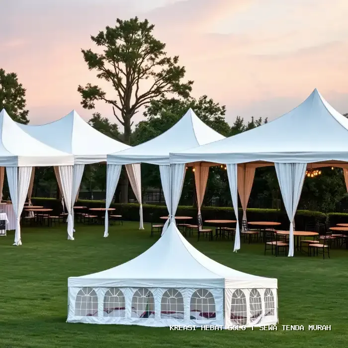 Sewa Tenda Murah Solo – Kenyamanan dan Keamanan Terjamin