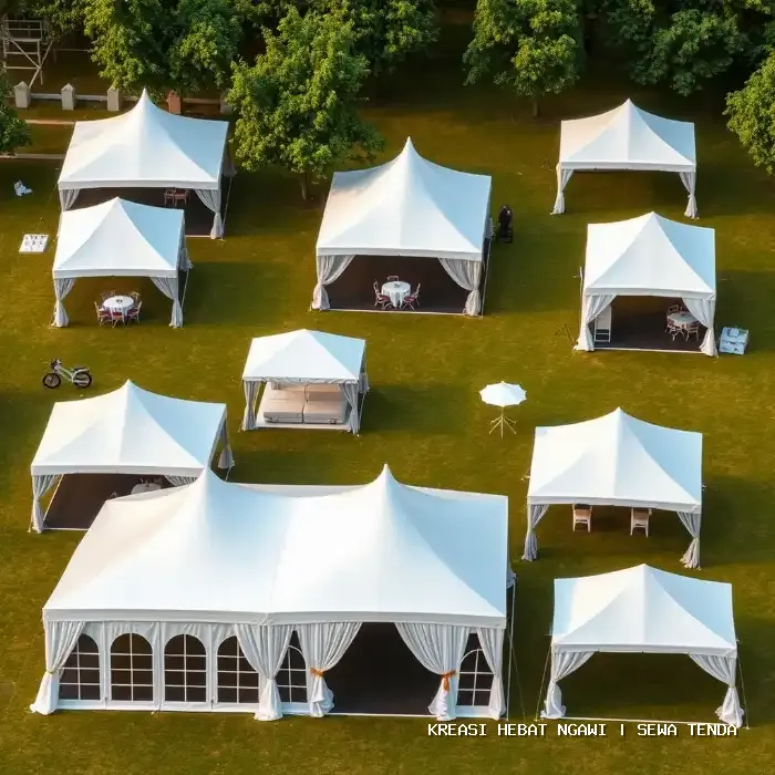 Sewa Tenda Ngawi – Struktur Aman dan Dekorasi Mewah