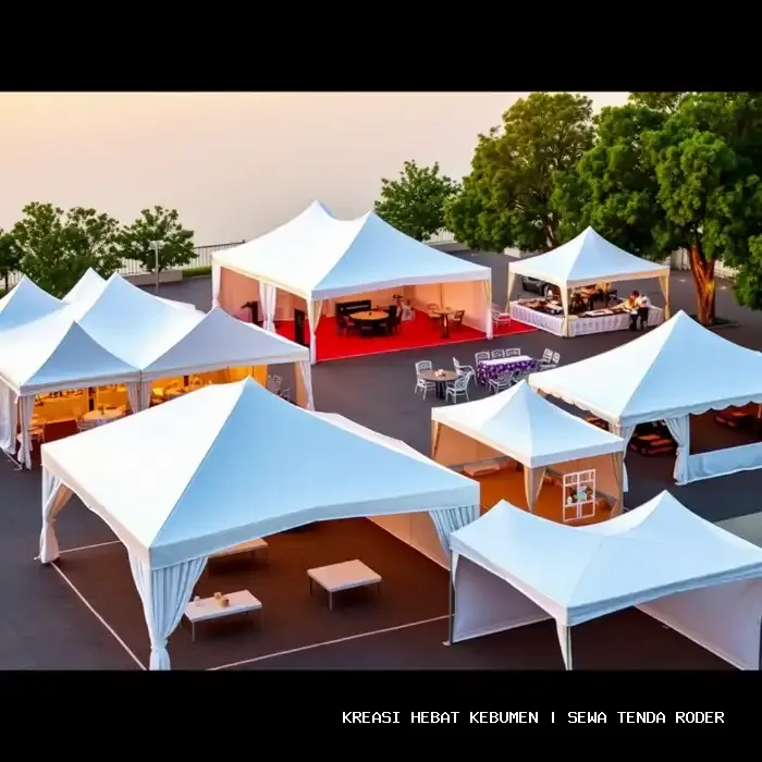 Sewa Tenda Roder Kebumen – Struktur Aman dan Estetika Mewah