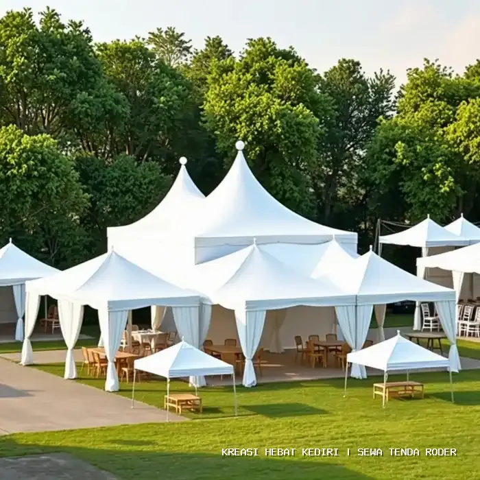 Sewa Tenda Roder Kediri – Struktur Aman dan Estetika Mewah