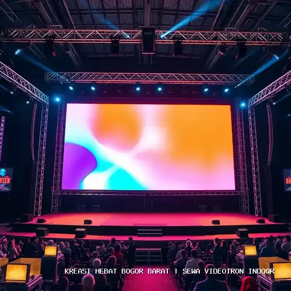 Sewa Videotron Indoor Bogor Barat – P3.9 High Refresh