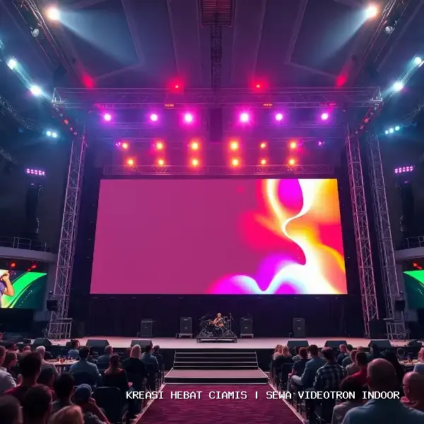 Sewa Videotron Indoor Ciamis – P3.9 High Refresh Rate