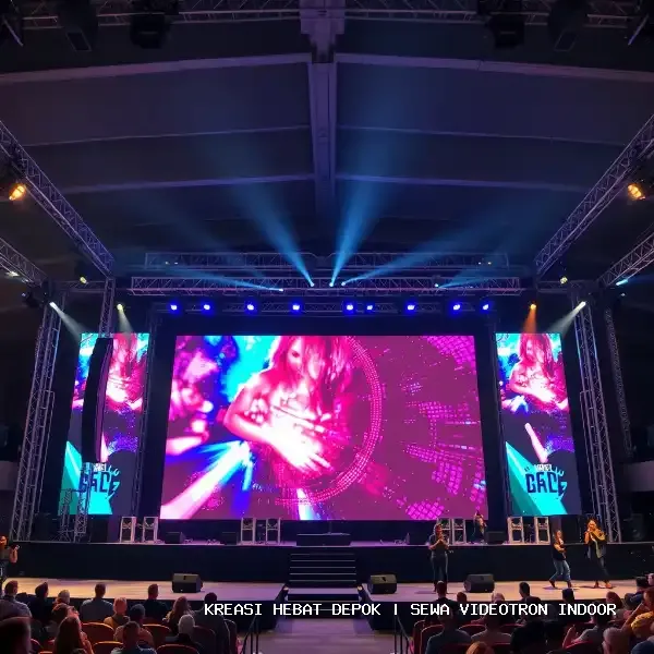 Sewa Videotron Indoor Depok – P3.9 High Refresh