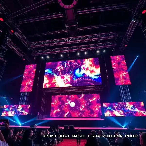 Sewa Videotron Indoor Gresik – P3.9 High Refresh