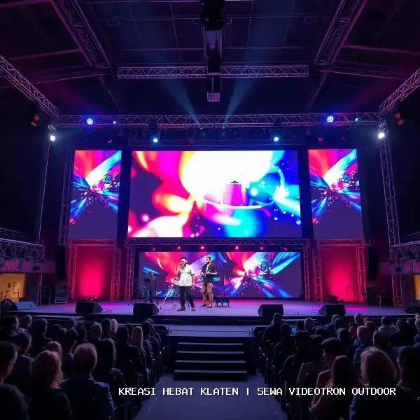 sewa videotron outdoor Klaten