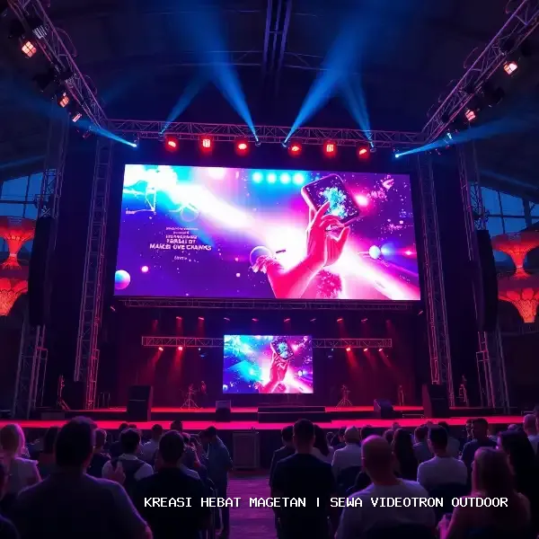 Sewa Videotron Outdoor Magetan – P4.8 All-Weather