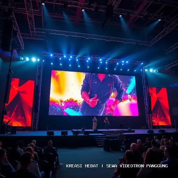 sewa videotron panggung