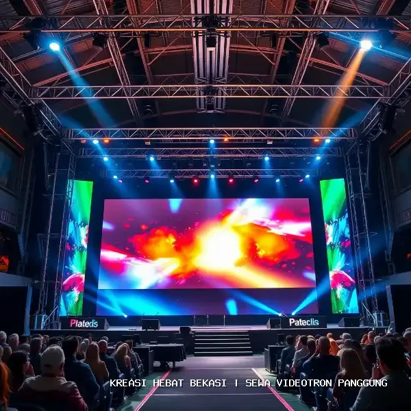 Sewa Videotron Panggung Bekasi – Videotron Outdoor P5.9 High Brightness