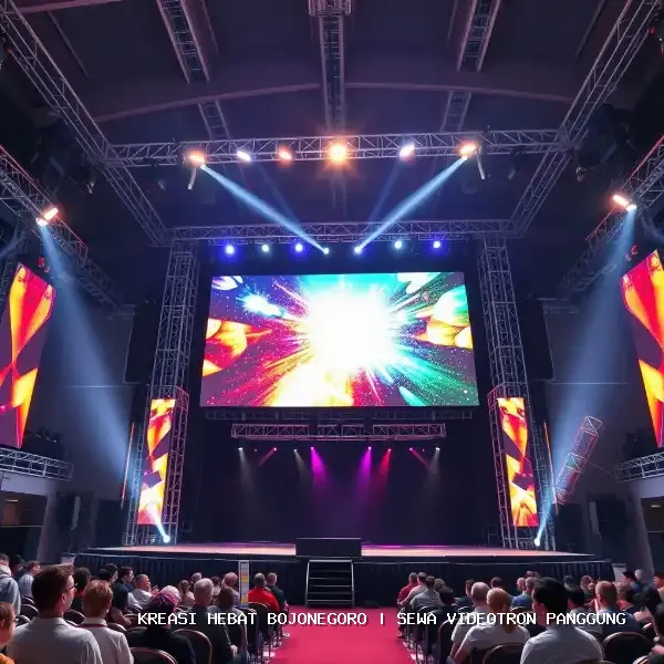 Sewa Videotron Panggung Bojonegoro – Videotron Outdoor P5.9 High Brightness