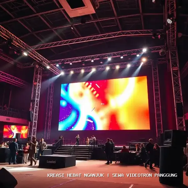 Sewa Videotron Panggung Nganjuk – P3.9 High Refresh