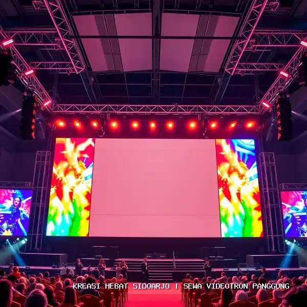 Sewa Videotron Panggung Sidoarjo – P3.9 High Refresh