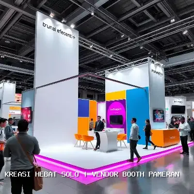Vendor Booth Pameran Solo – Desain Custom Berkualitas
