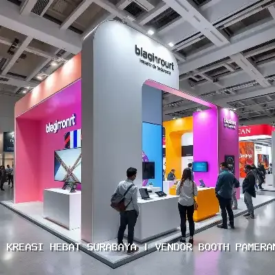 vendor booth pameran Surabaya