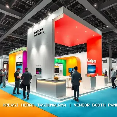 vendor booth pameran Tasikmalaya