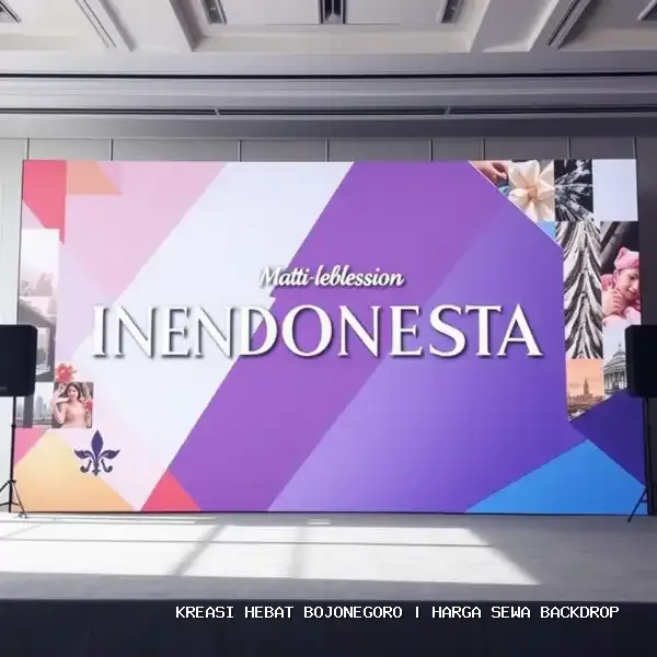 Sewa Backdrop Berkualitas di Bojonegoro