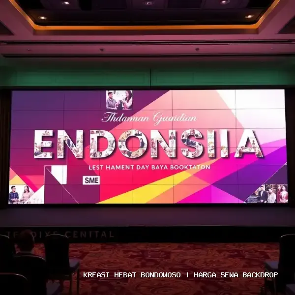 Sewa Backdrop Berkualitas di Bondowoso – Kreasi Hebat