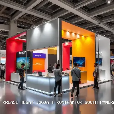 Portfolio Kontraktor Booth Pameran Jogja, Desain dan Instalasi Profesional