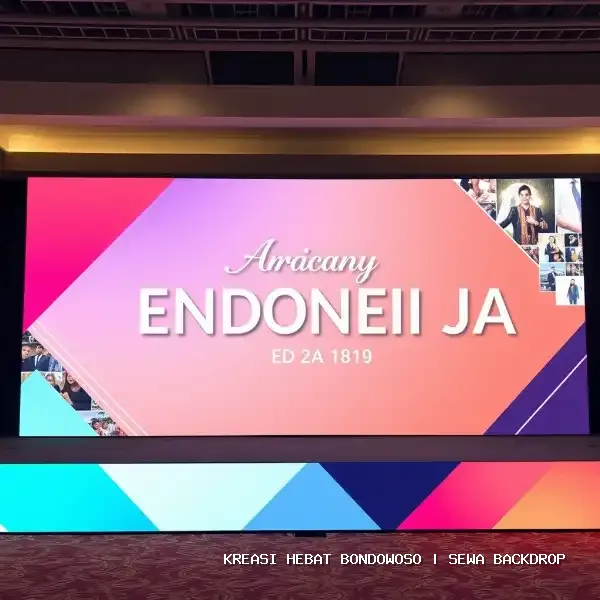 Sewa Backdrop Berkualitas di Bondowoso