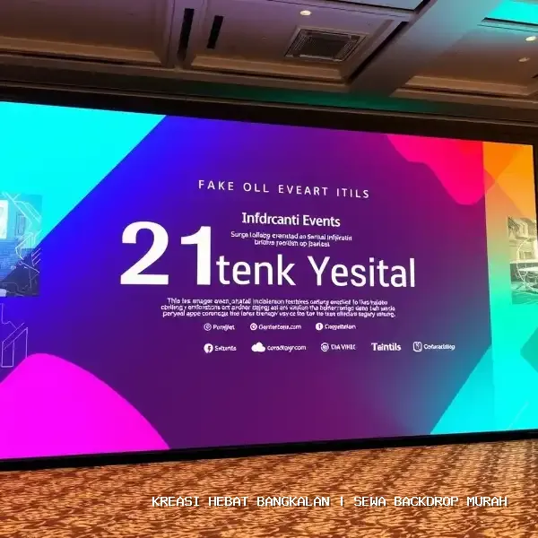 Sewa Backdrop Murah di Bangkalan – Kreasi Hebat