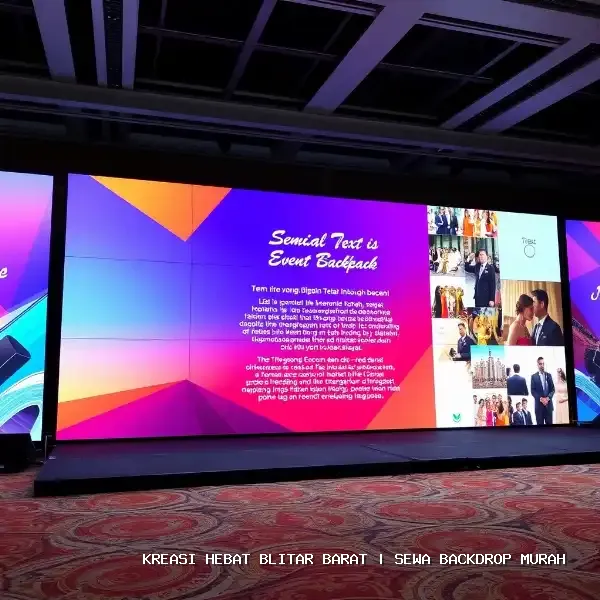 Sewa Backdrop Murah Blitar Barat – Kreasi Hebat