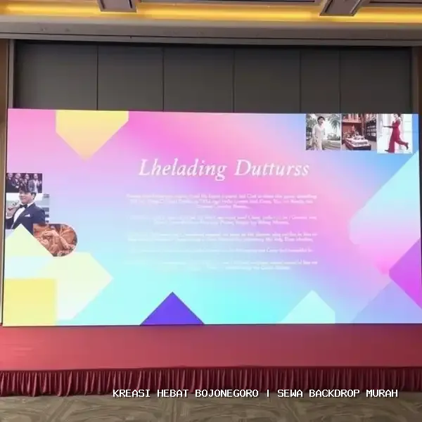 Sewa Backdrop Murah di Bojonegoro – Kreasi Hebat