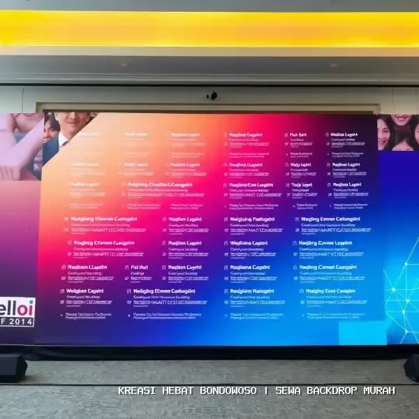 Sewa Backdrop Murah di Bondowoso – Kreasi Hebat