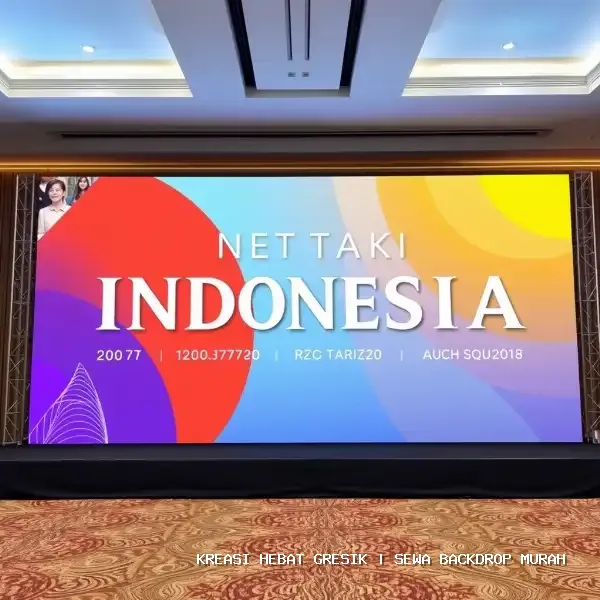 Sewa Backdrop Murah di Gresik – Kreasi Hebat