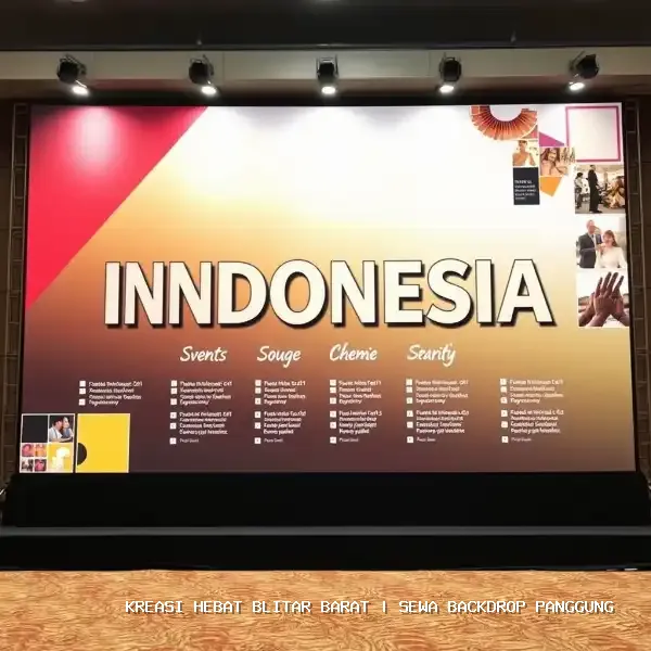 Sewa Backdrop Panggung Terbaik di Blitar Barat