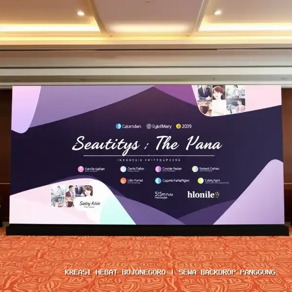 Sewa Backdrop Panggung Terbaik di Bojonegoro