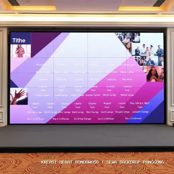 Sewa Backdrop Panggung Terbaik di Bondowoso – Kreasi Hebat