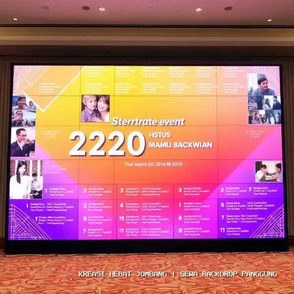 Sewa Backdrop Panggung Terbaik di Jombang – Kreasi Hebat Jombang