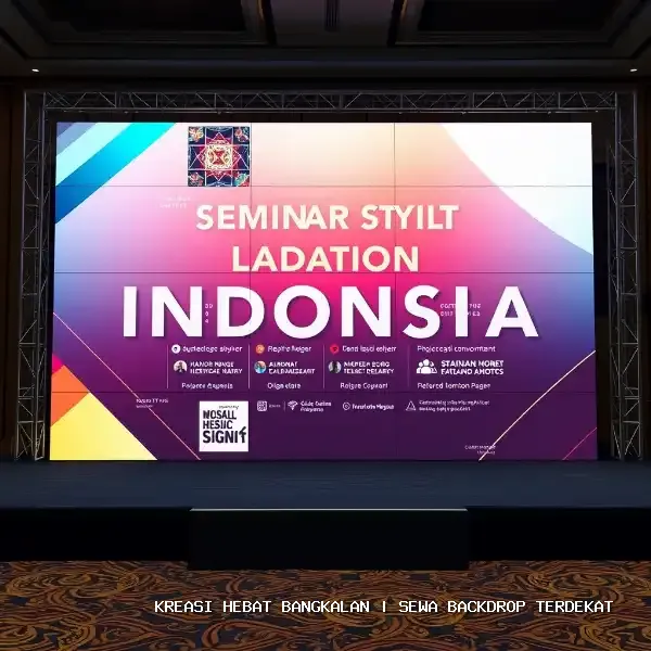 Sewa Backdrop Terdekat di Bangkalan – Kreasi Hebat