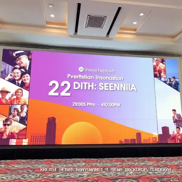 Sewa Backdrop Terdekat di Banyuwangi – Kreasi Hebat