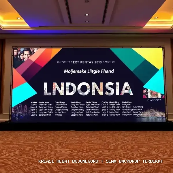 Sewa Backdrop Terdekat di Bojonegoro – Kreasi Hebat