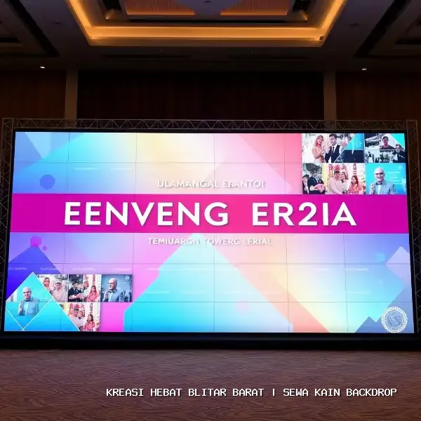 Sewa Kain Backdrop Berkualitas di Blitar Barat
