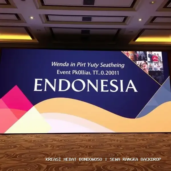 Sewa Rangka Backdrop Terbaik di Bondowoso